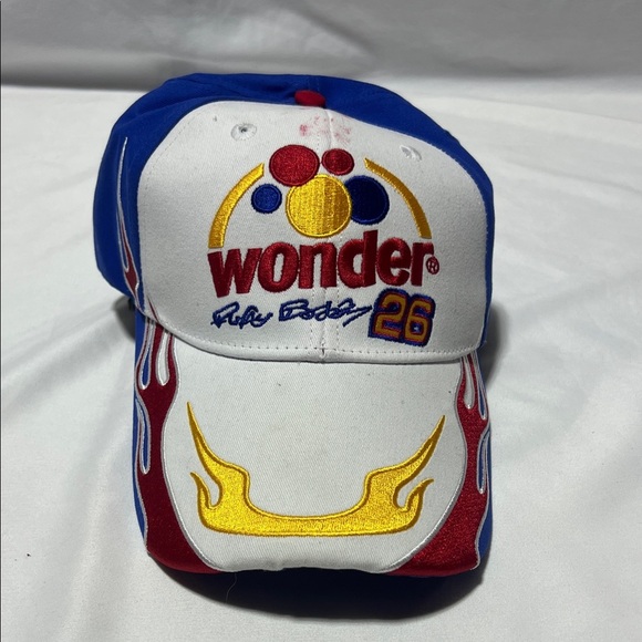 Nascar Wonder Racing Cap - Blue, White, and Red - Picture 1 of 4